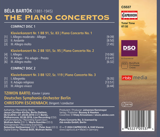 Bartok: The Piano Concertos