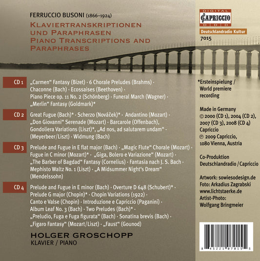 Busoni, F.: Piano Transcriptions