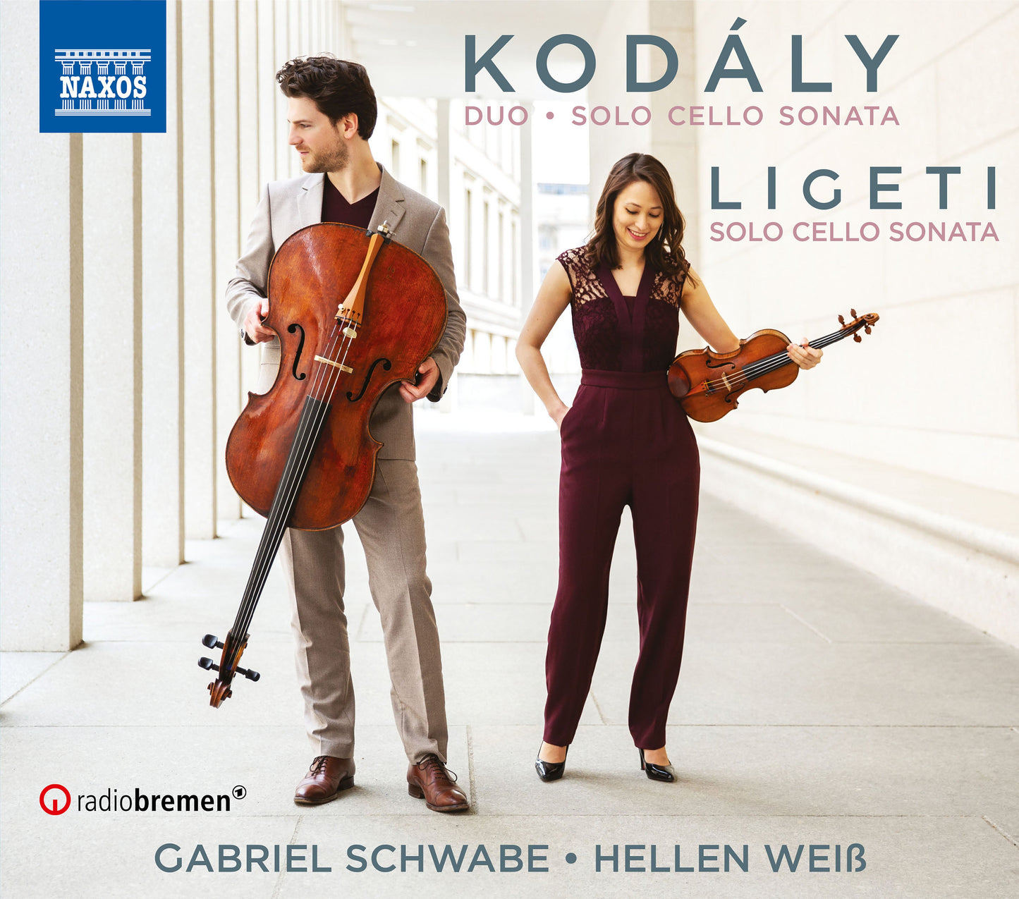 Kodály: Sonata For Solo Cello - Duo For Violin & Cello - Lig