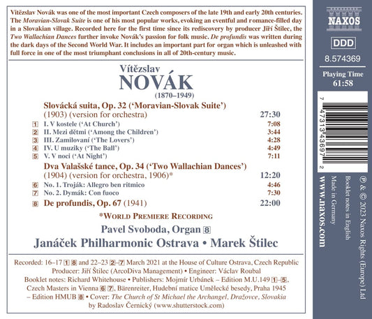 Novak: Orchestral Works, Vol. 2
