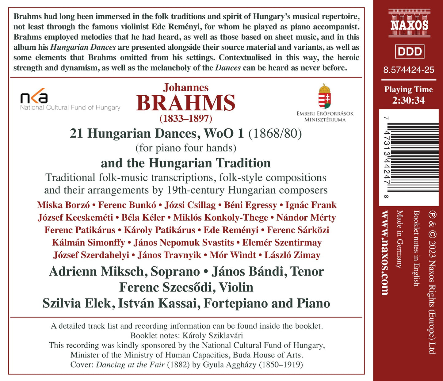 Brahms: Hungarian Dances & The Hungarian Tradition