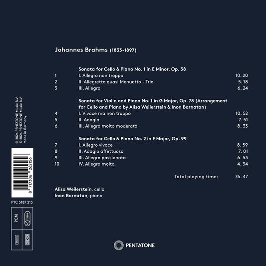 Brahms: Cello Sonatas