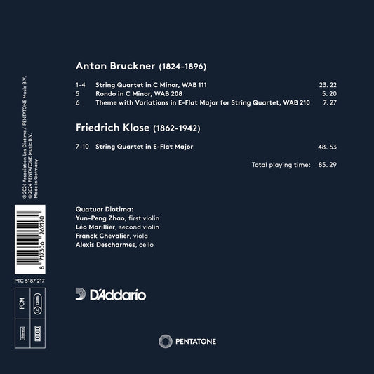 Bruckner & Klose: String Quartets