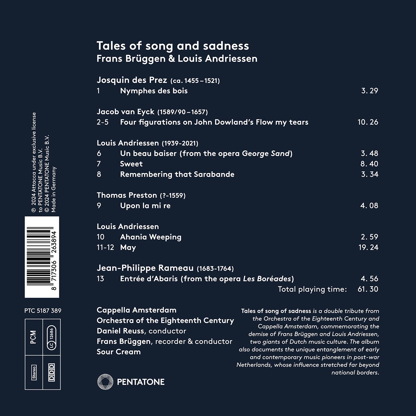 Tales of song & sadness