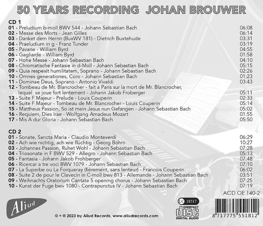 50 Years Recording / Johan Brouwer [2 CDs]