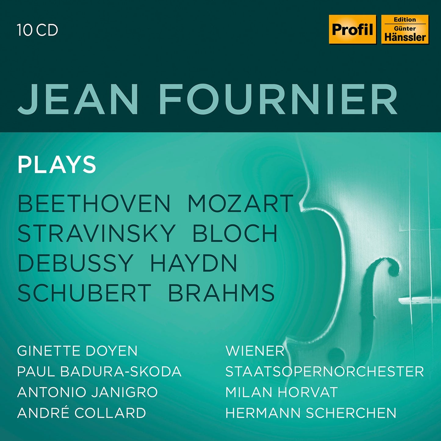Jean Fournier Plays Beethoven, Mozart, Stravinsky, Bloch, De