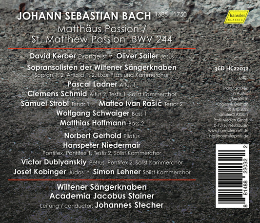 Bach: St. Matthew Passion, BWV 244