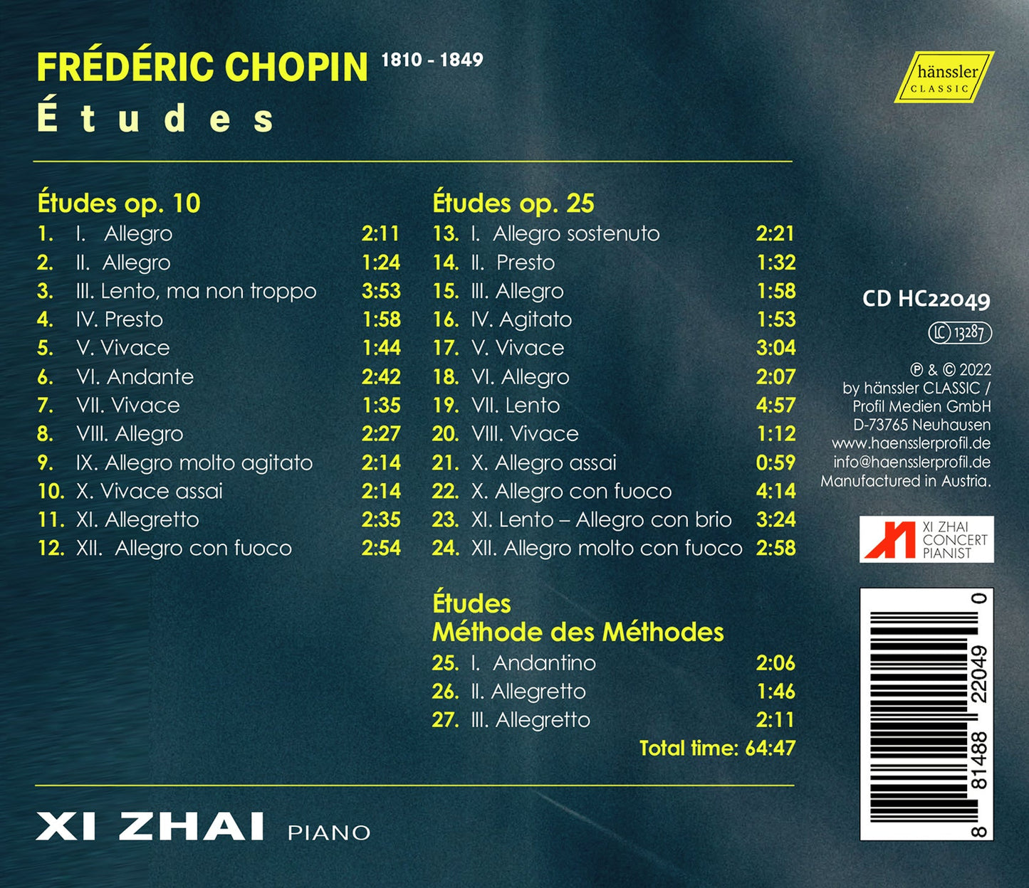 Chopin: Etudes