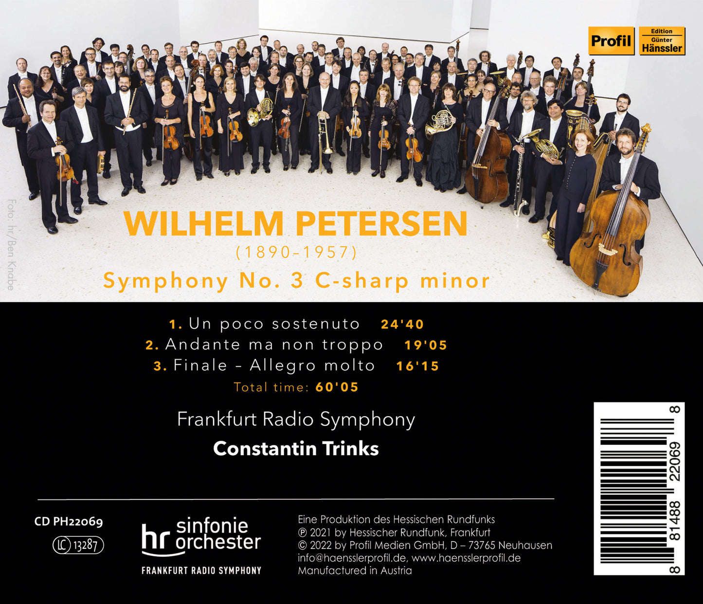 Petersen: Symphony No. 3 In C-Sharp Minor