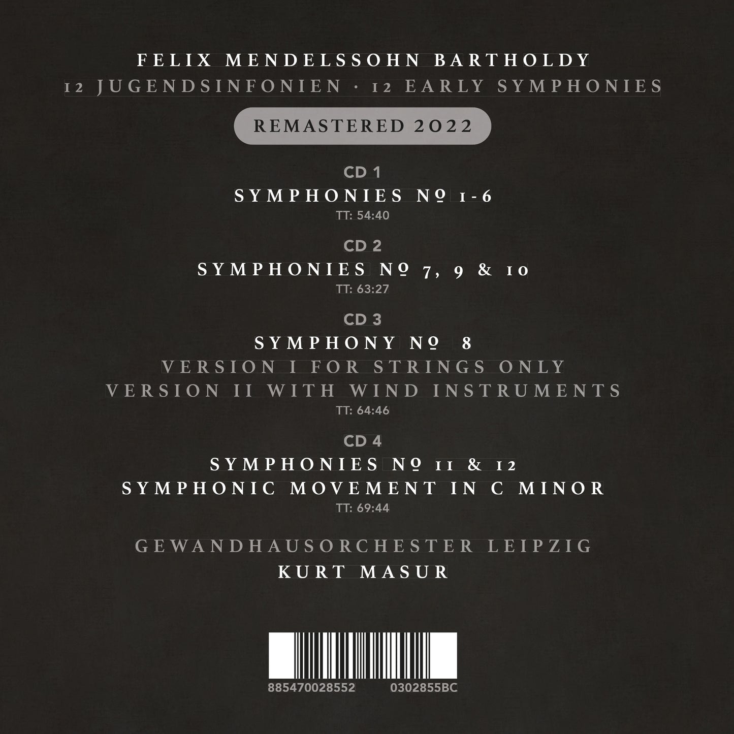 Mendelssohn: 12 Early Symphonies (Remastered)