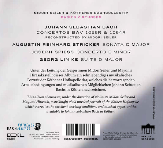 J.S. Bach, Linike, Spiess & Stricker: Bach's Virtuosos