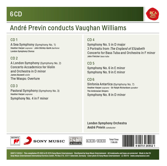 PREVIN CONDUCTS VAUGHAN WILLIA