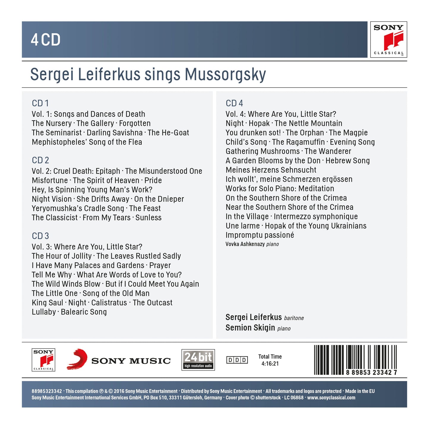 LEIFERKUS SINGS MUSSORGSKY