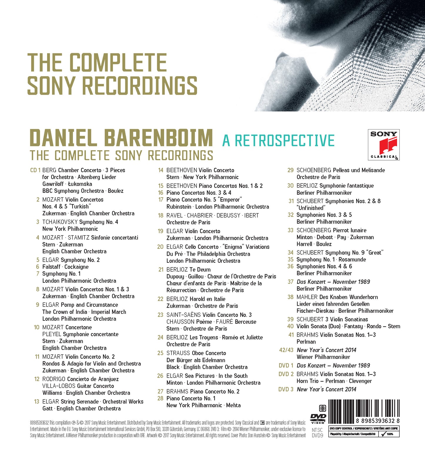 Daniel Barenboim - A Retrospective - The Complete Sony Recordings [46 CDs]
