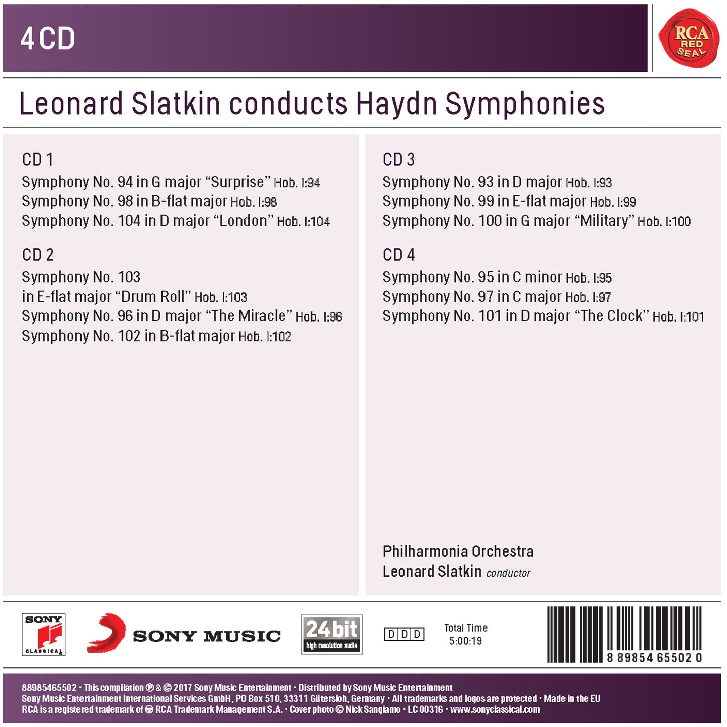 Slatkin Conducts Haydn Symphon