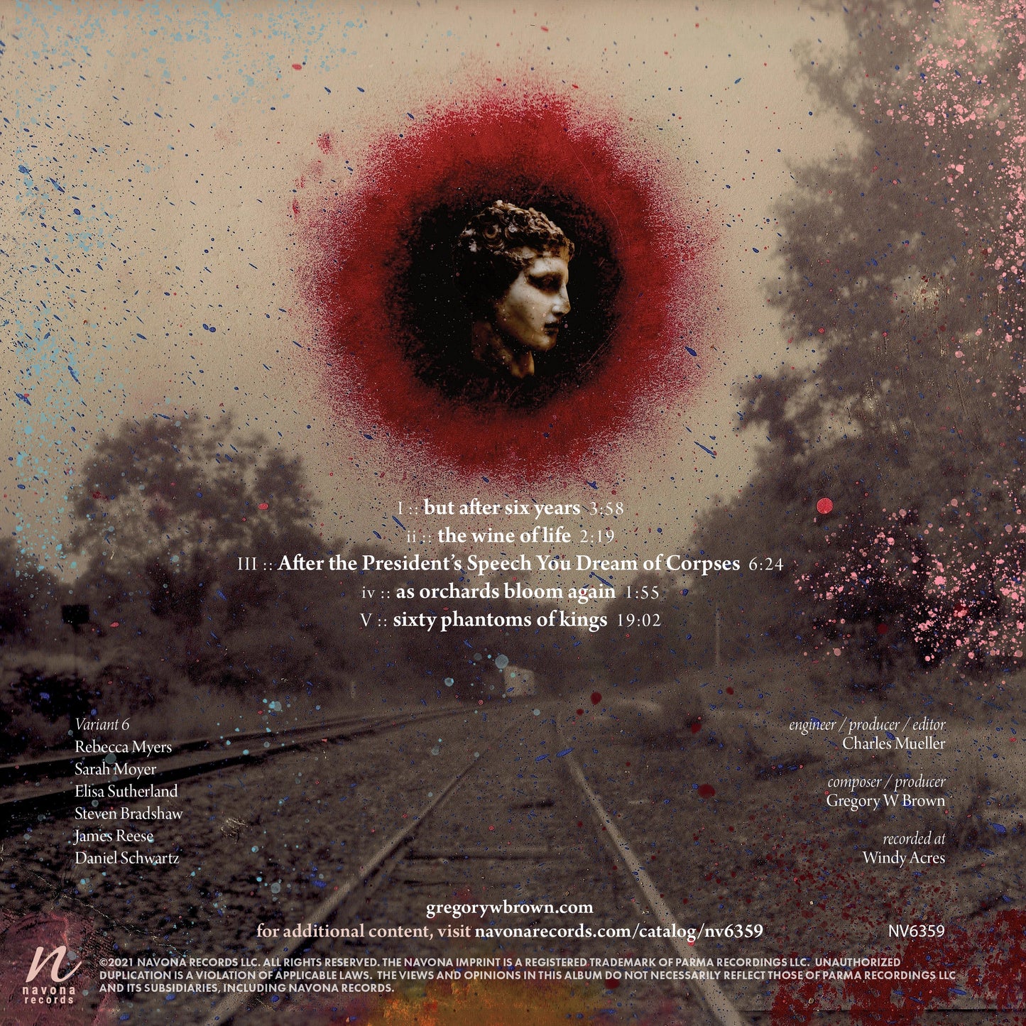 Brown: Fall & Decline  Variant 6, Rebecca Myers, Sarah Moyer, Elisa Sutherland, Steven Bradshaw, James Reese, Daniel Schwar