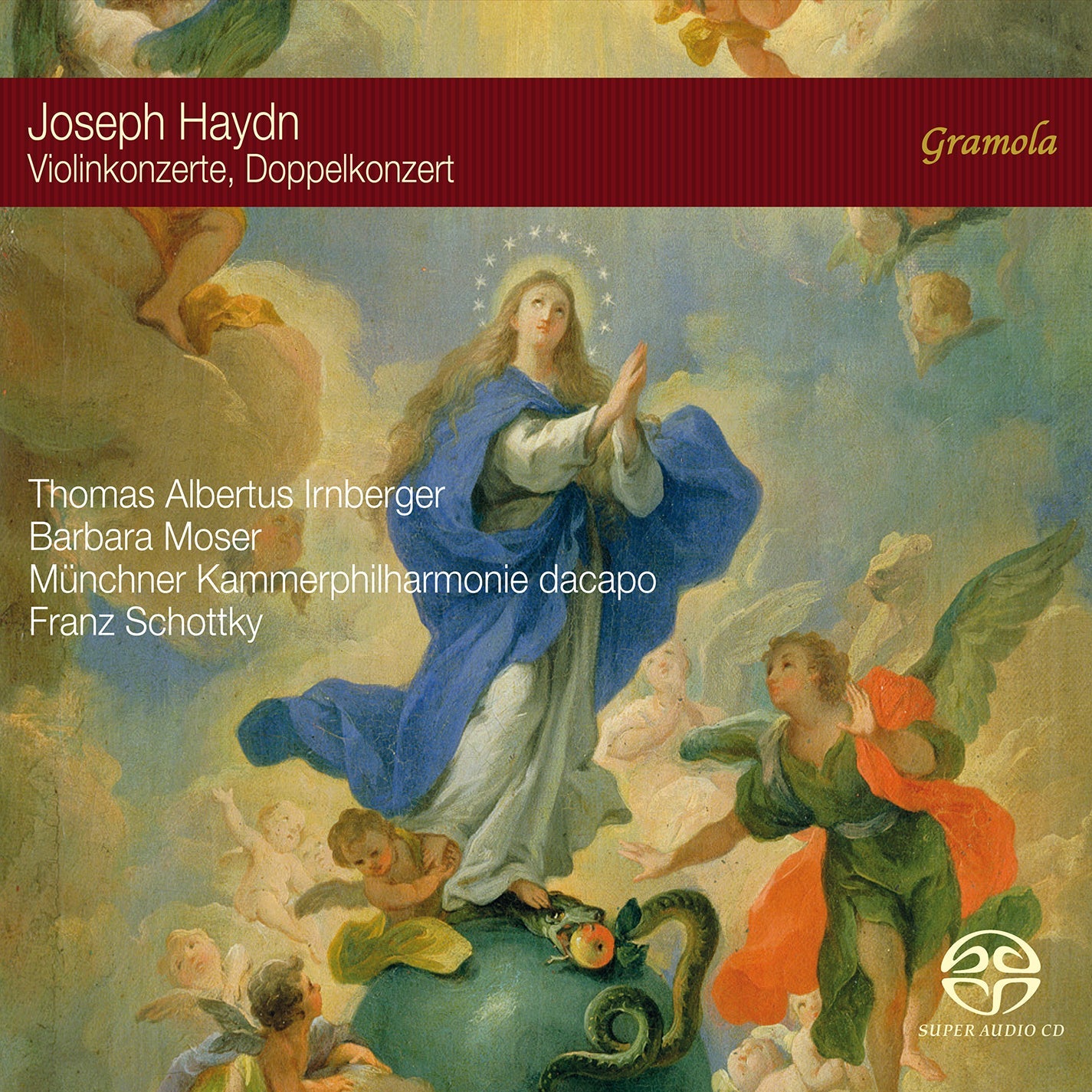 Haydn: Violinkonzerte, Doppelkonzert  Thomas Albertus Irnberger, Barbara Moser, Munchner Kammerphilharmonie Dacapo