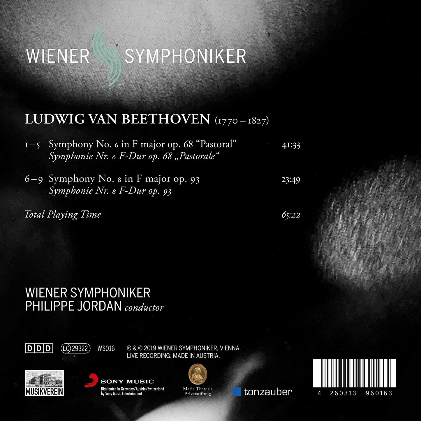 Beethoven: Symphonies Nos. 6 & 8 (Live)