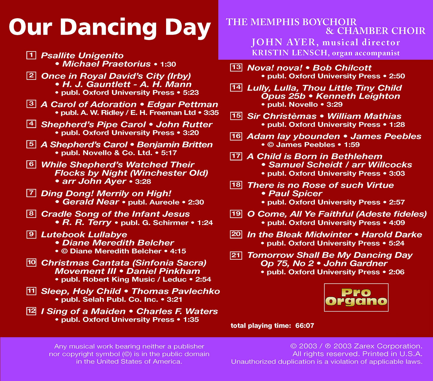 Our Dancing Day