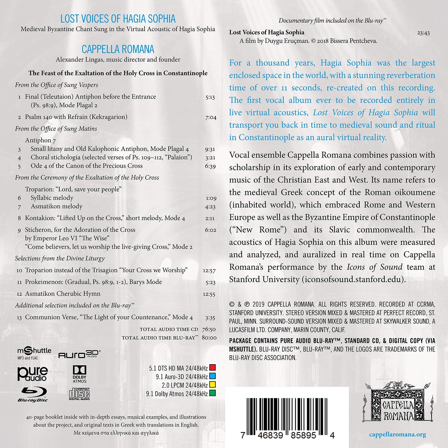 Lost Voices of Hagia Sophia