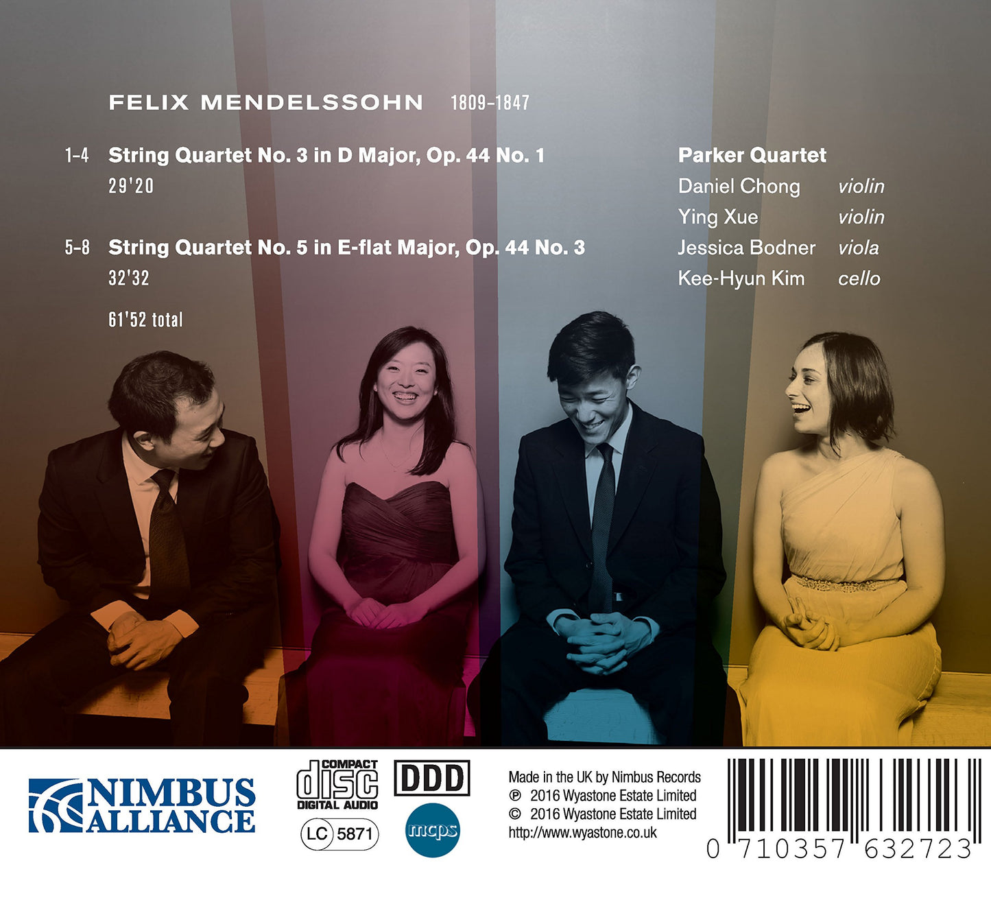 Mendelssohn: String Quartets, Op. 44, Nos. 1 & 3
