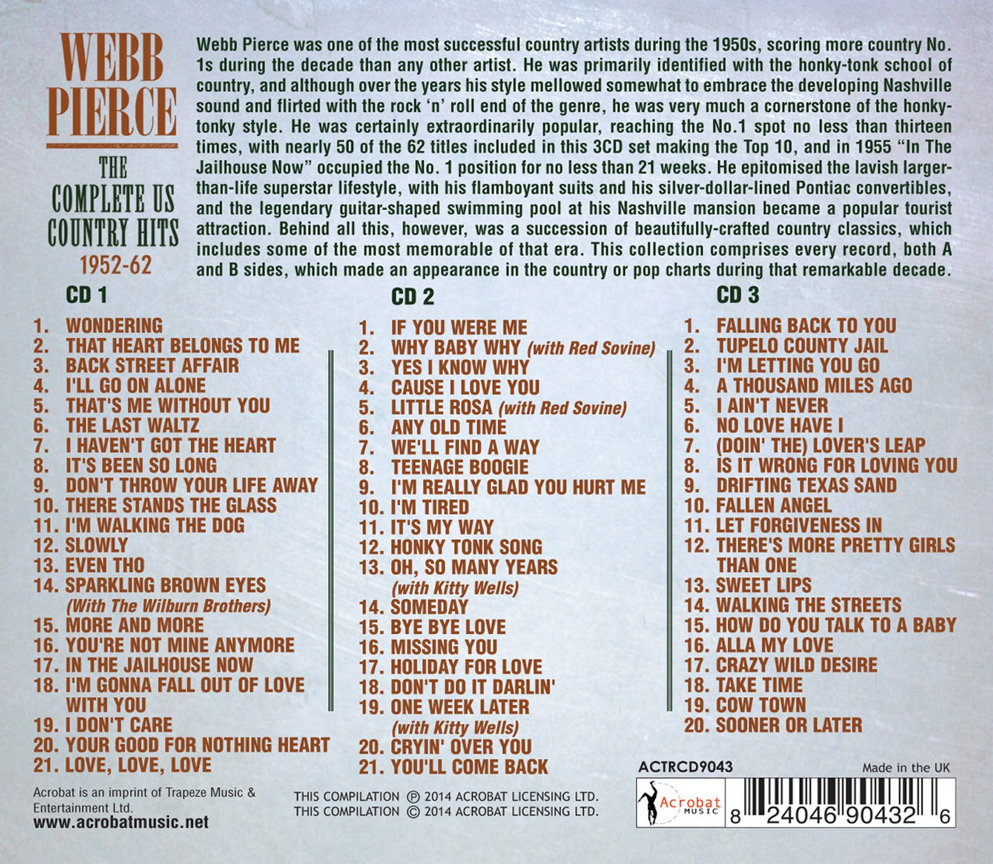 WEBB PIERCE: COMPLETE