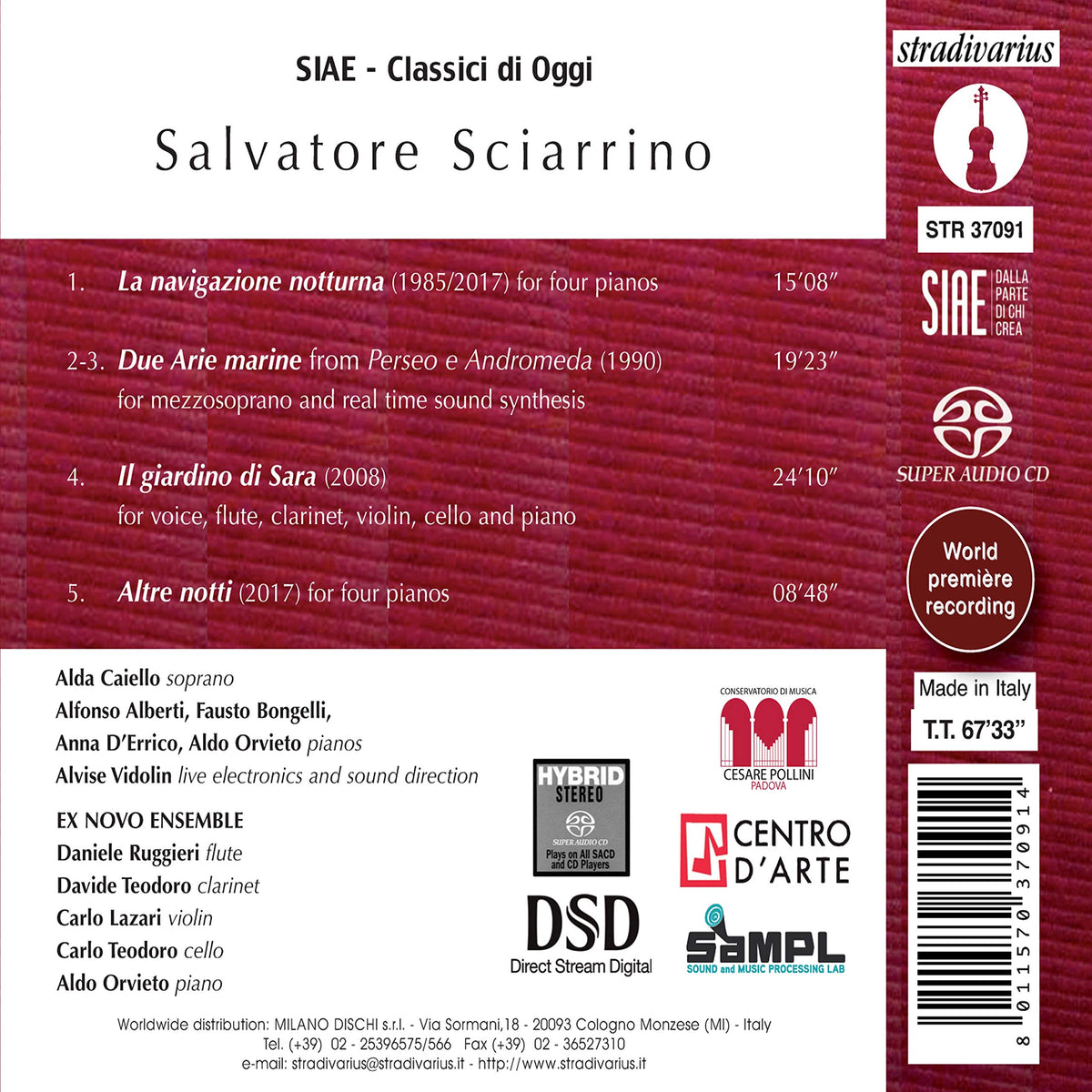 Salvatore Sciarrino: La navigazione notturna