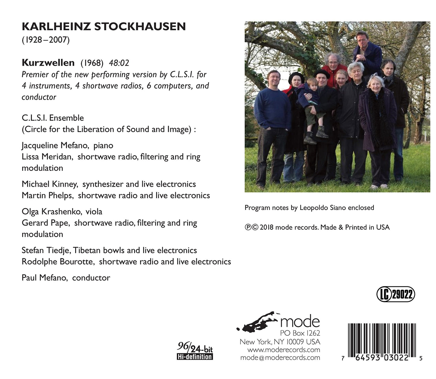 Stockhausen: Kurzwellen