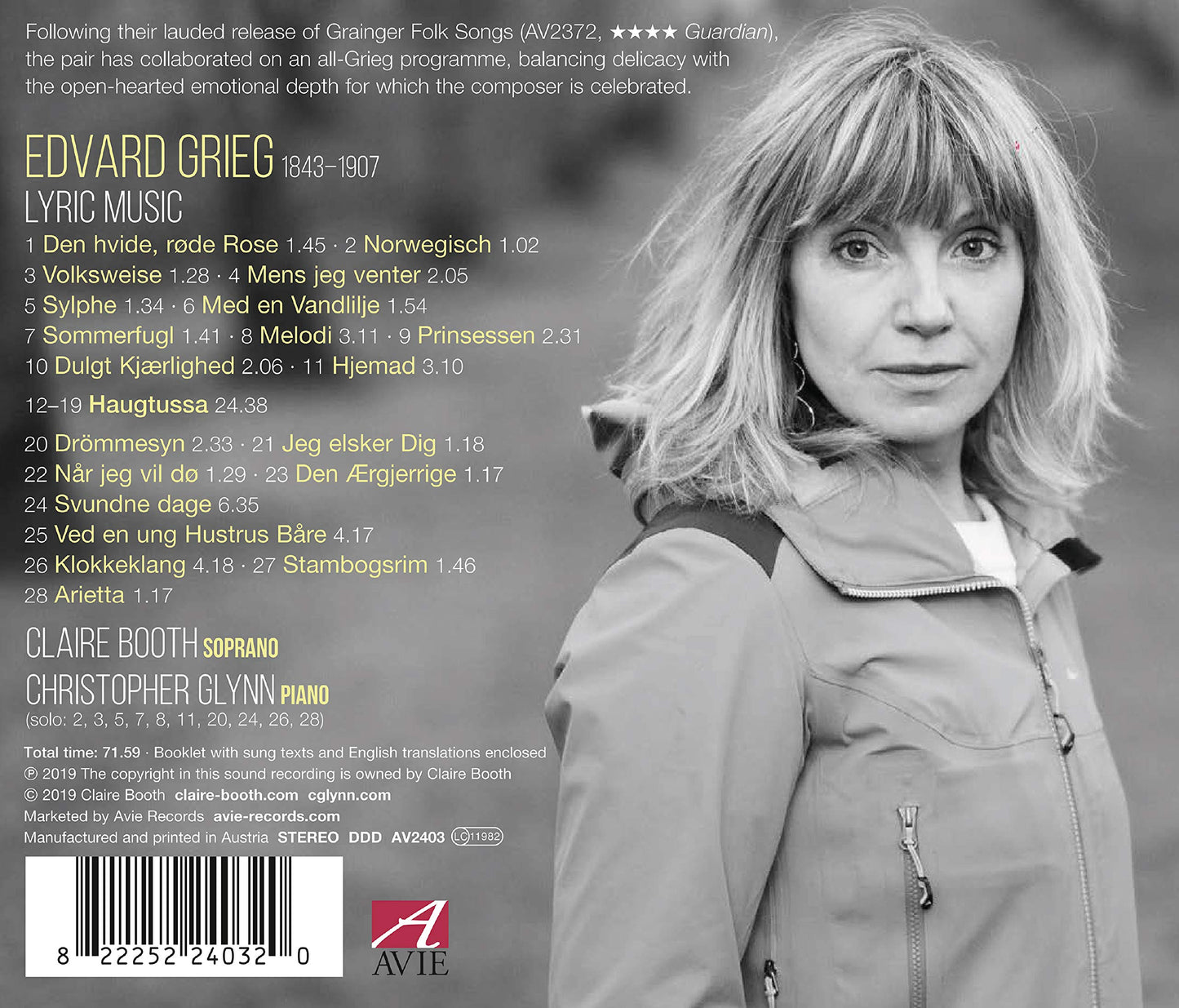 Edvard Grieg: Lyric Music