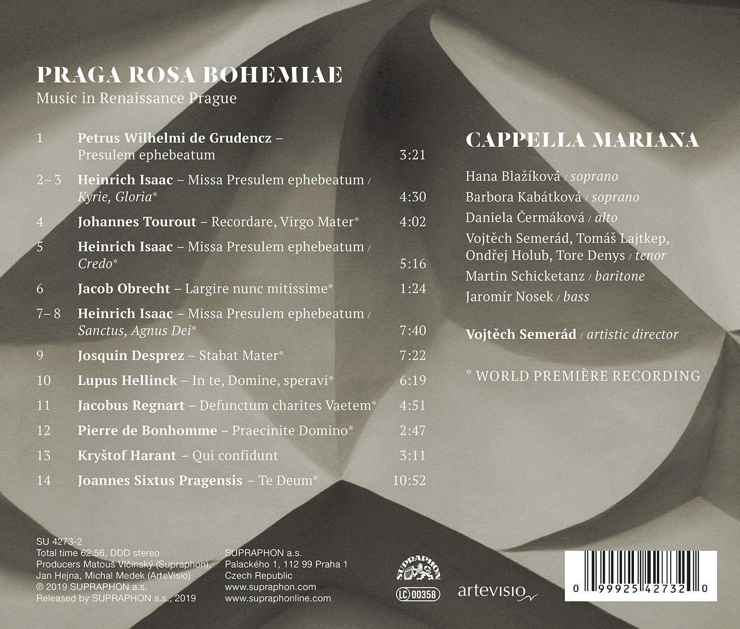 Praga Rosa Bohemiae - Music in Renaissance Prague