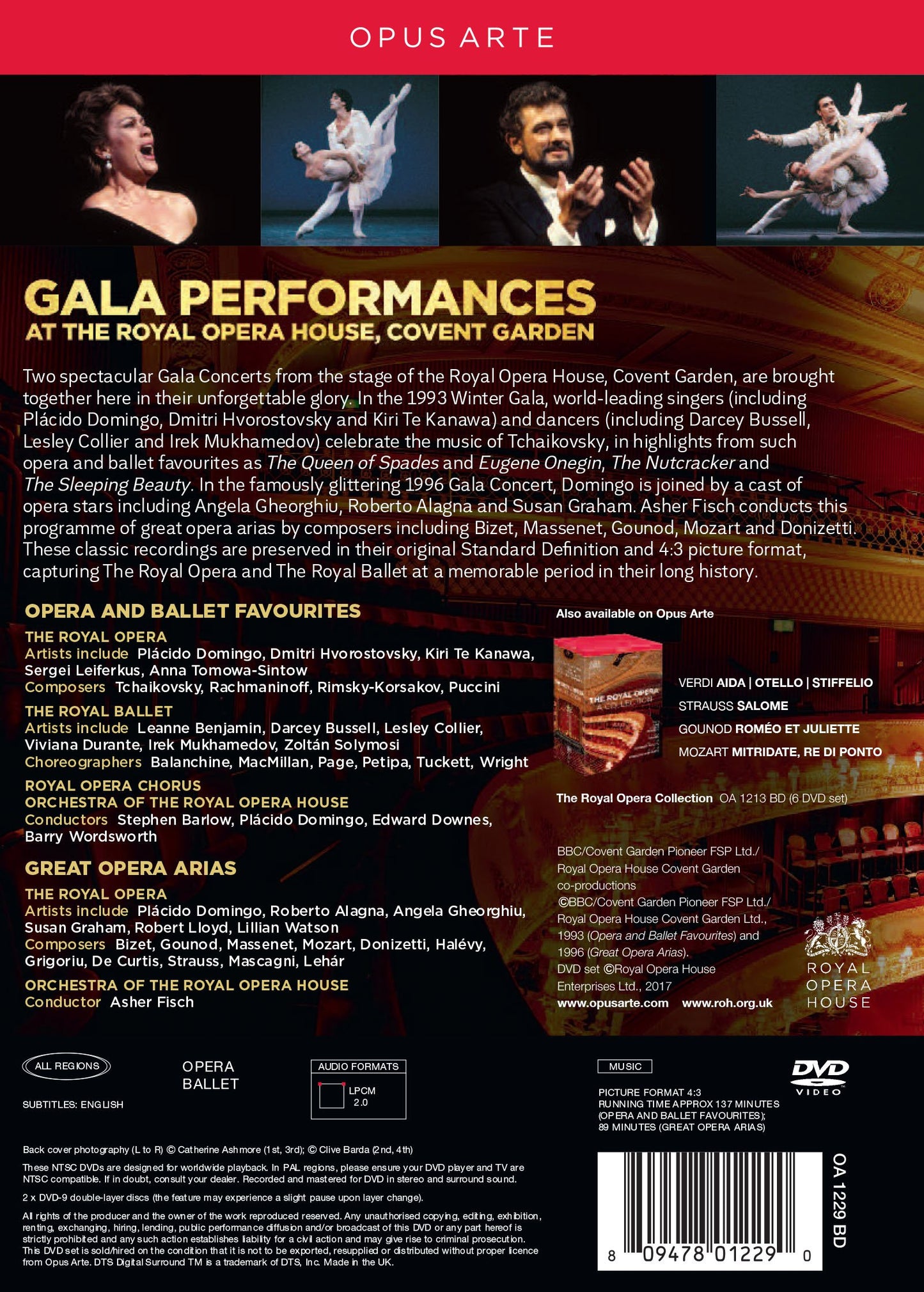 Gala Performances - Recorded Live at the Royal Opera House,