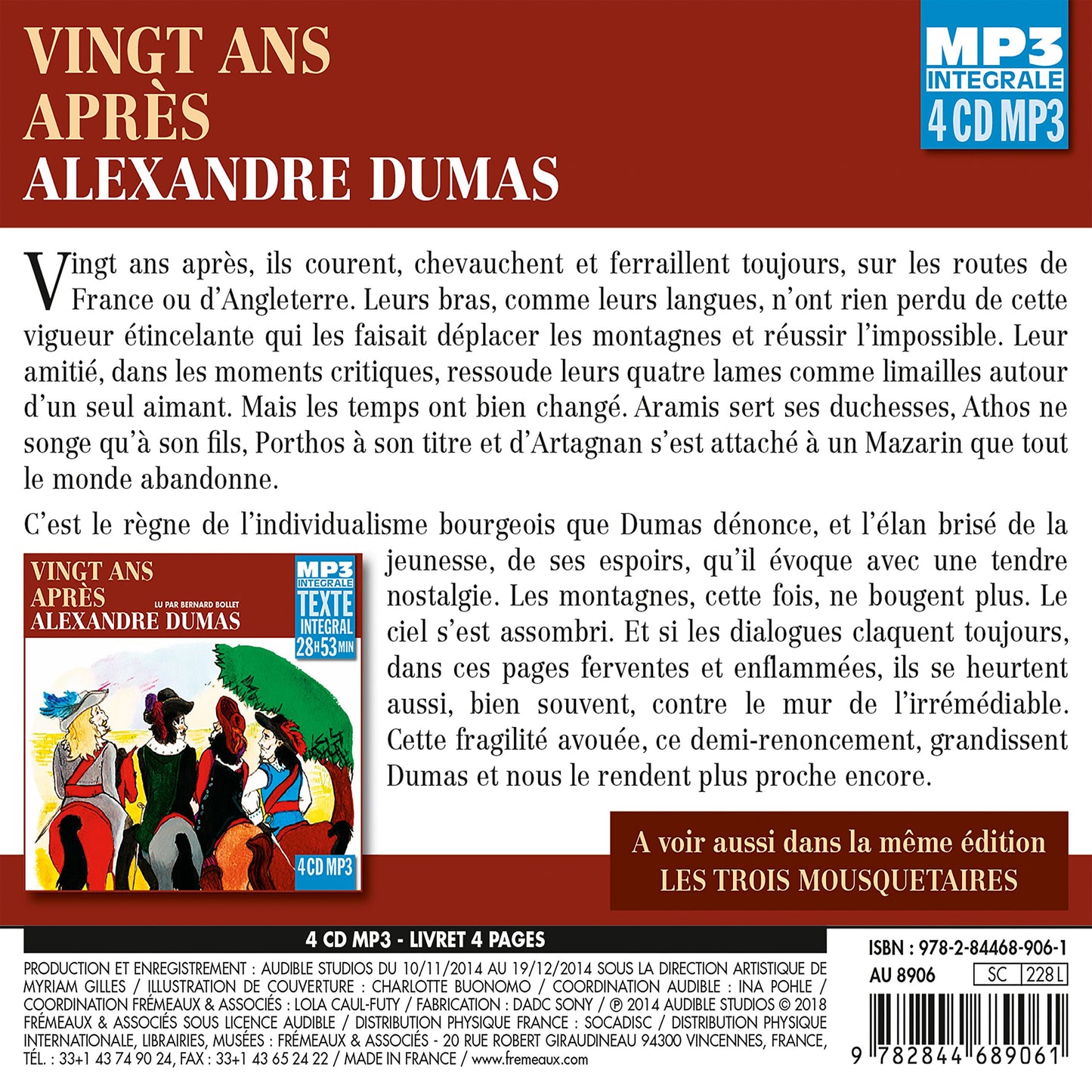 VINGT ANS APRES