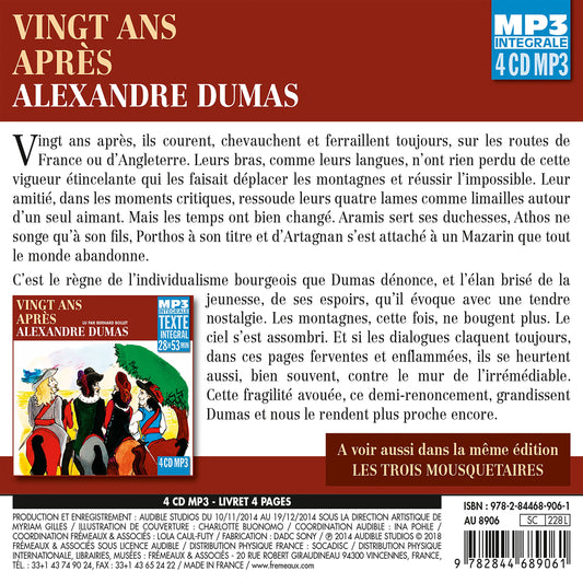 VINGT ANS APRES