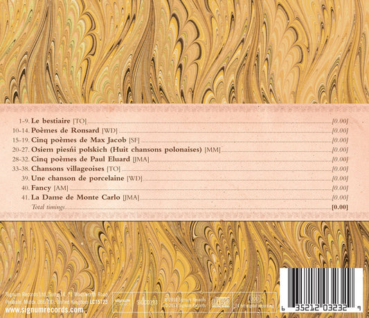 The Complete Songs of Poulenc Vol. 4