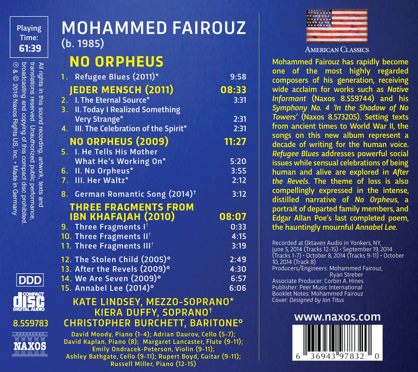 Mohammed Fairouz: No Orpheus