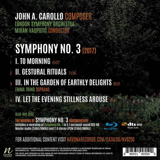 Carollo: Symphony No. 3