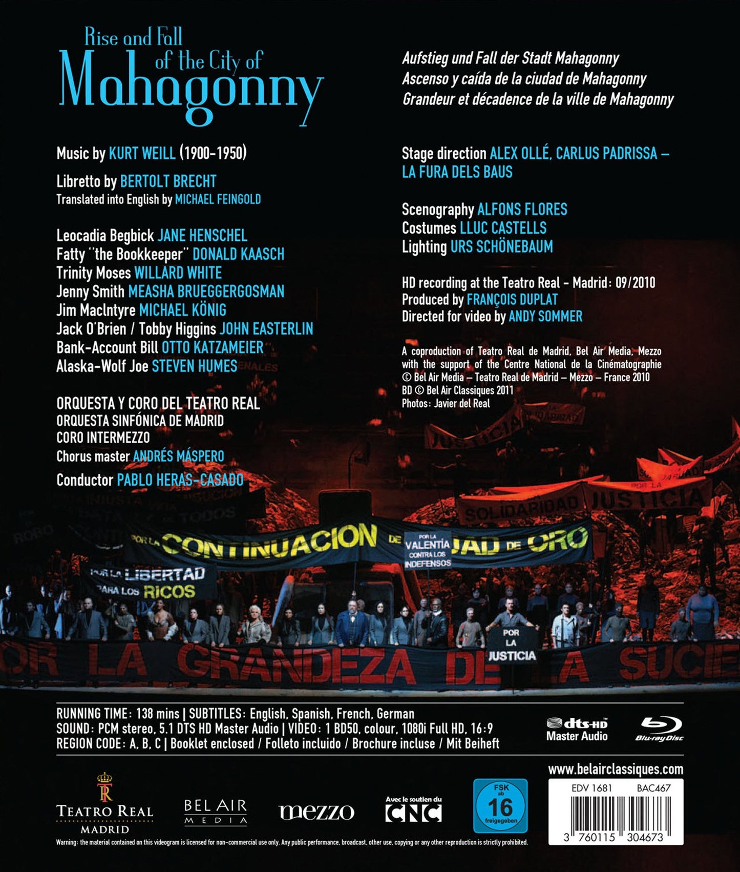 Weill: Rise and Fall of the City of Mahagonny
