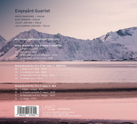 STRING QUARTETS K421, 428, 465