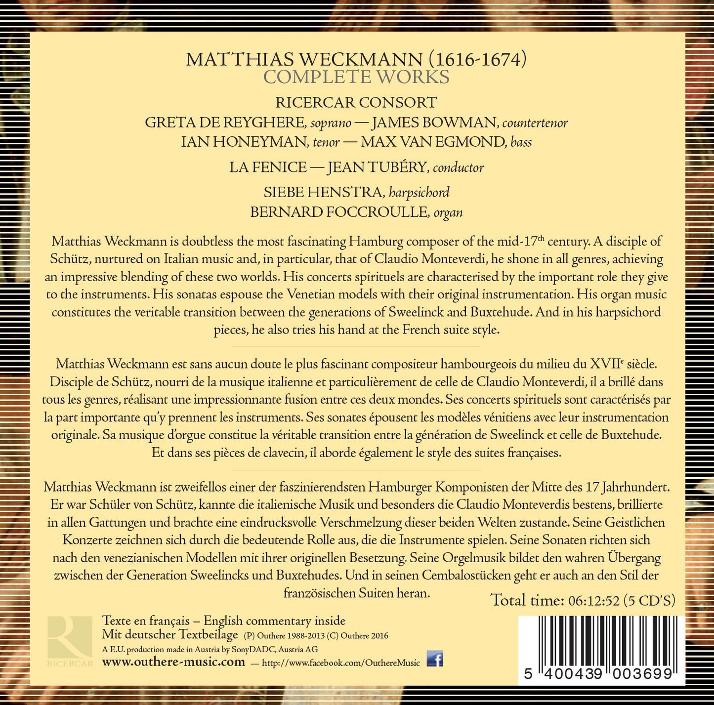 Weckmann: Complete Works