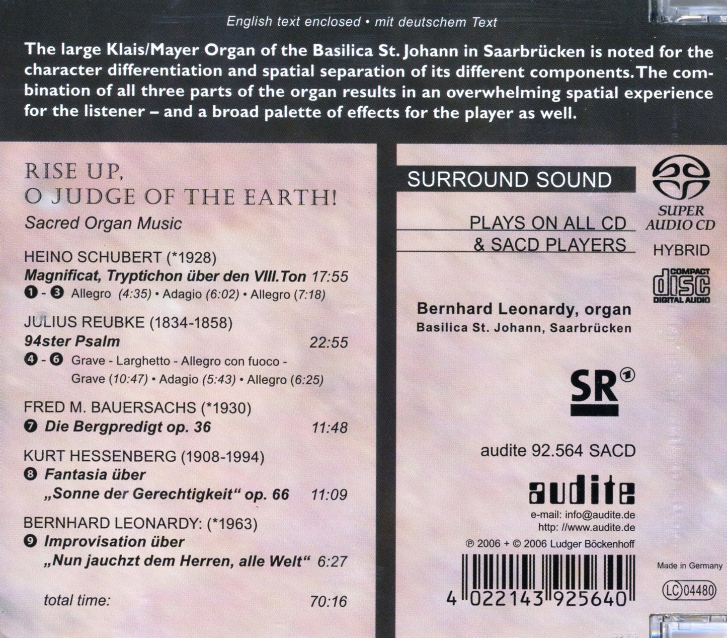 RISE UP, O JUDGE OF THE EARTH: