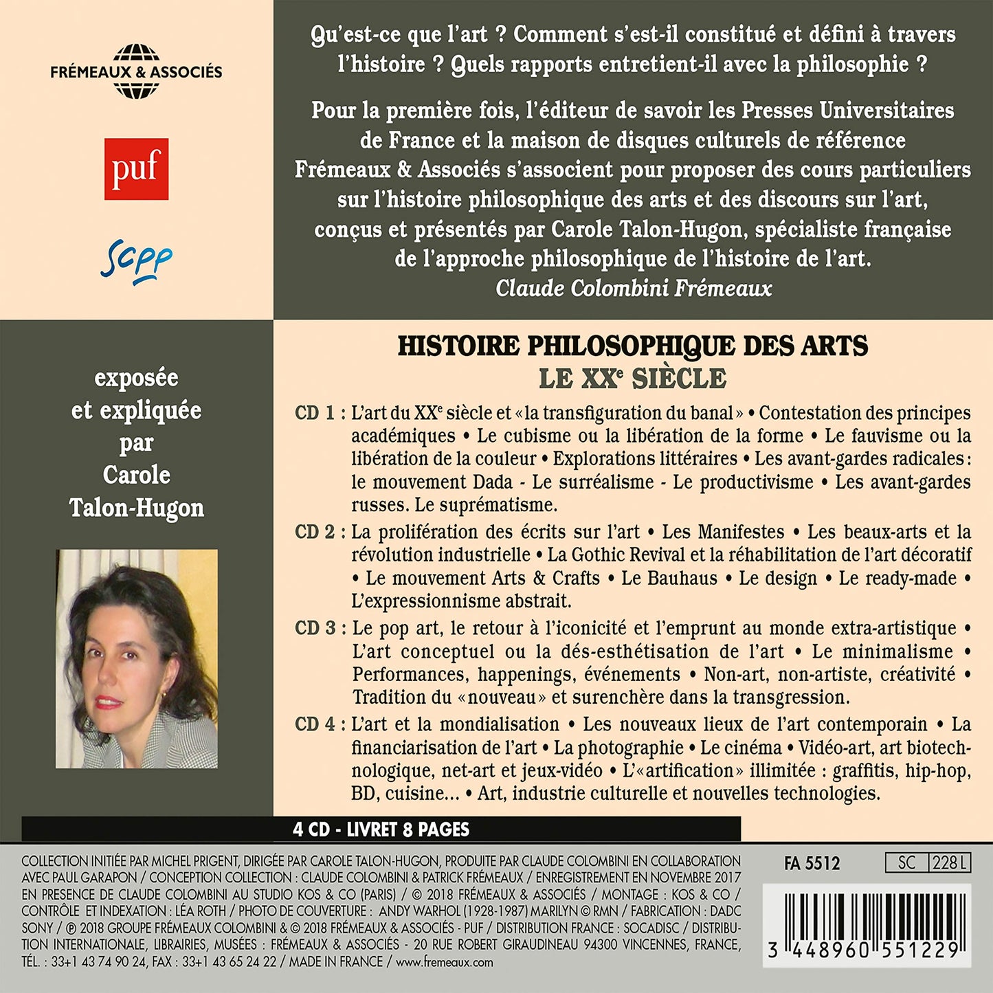 V5: HISTOIRE PHILOSOPHIQUE ART