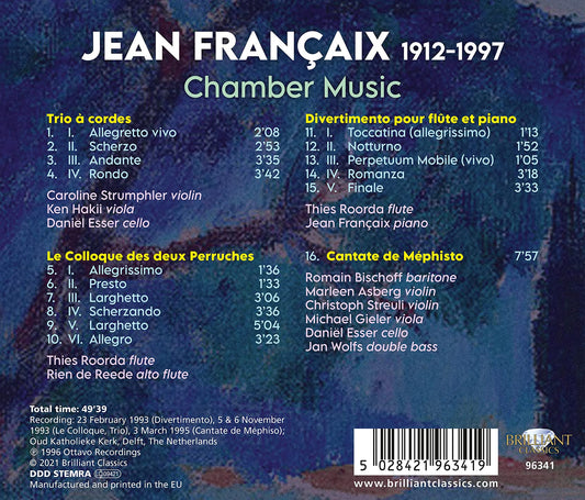 Françaix: Chamber Music