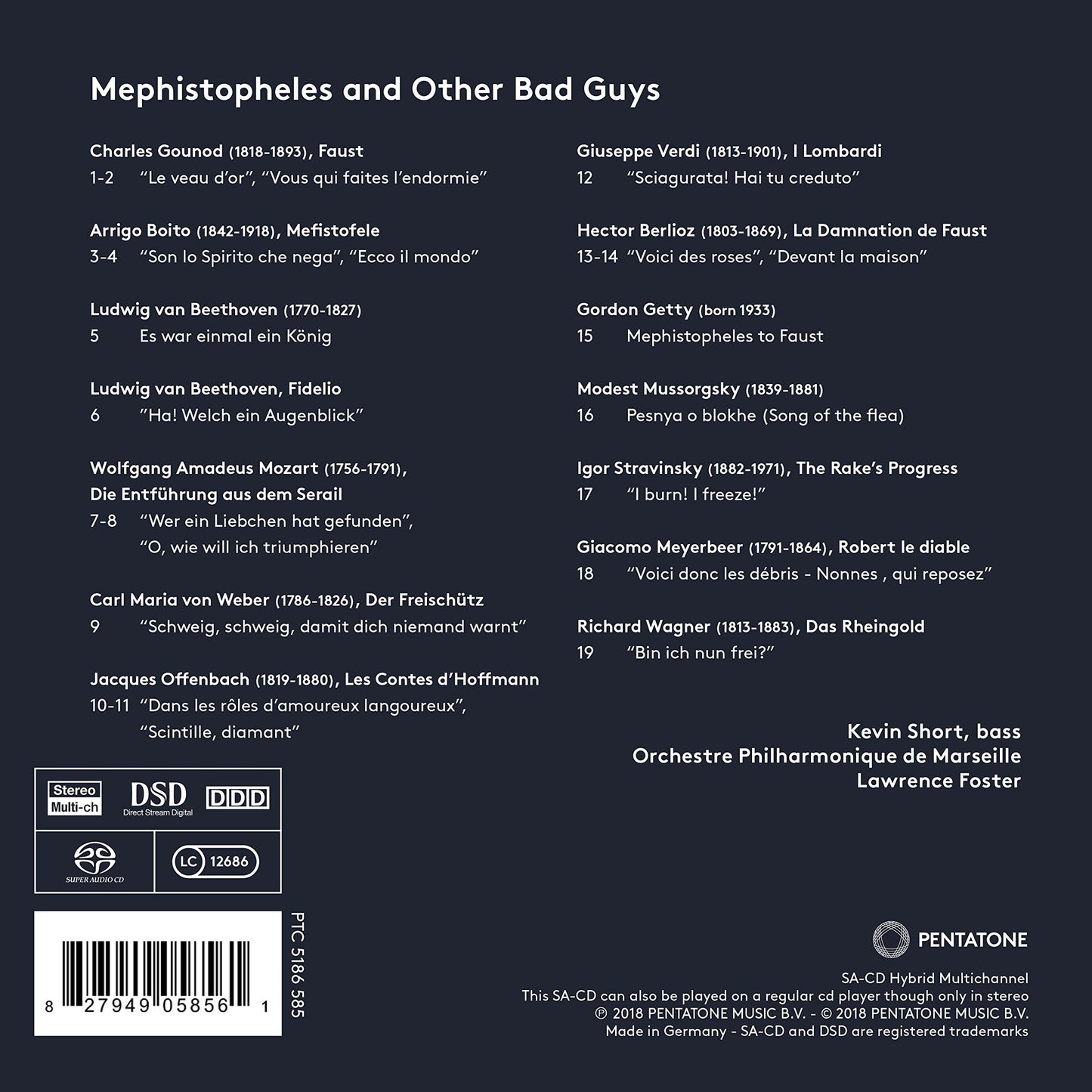 Mephistopheles & Other Bad Guys