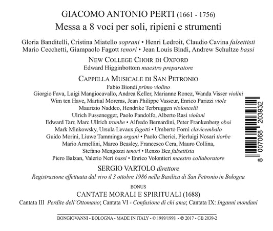 Perti: Messa a otto voci