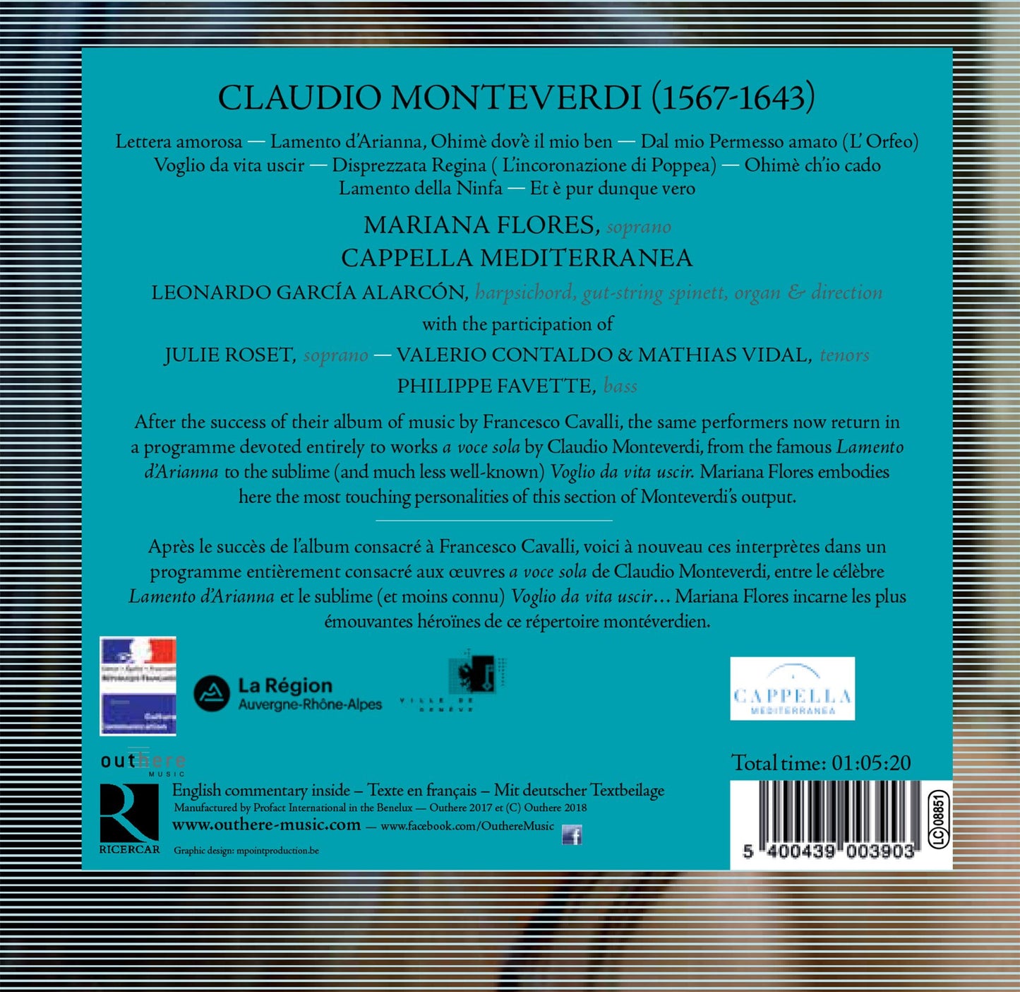 Monteverdi: Lettera amorosa