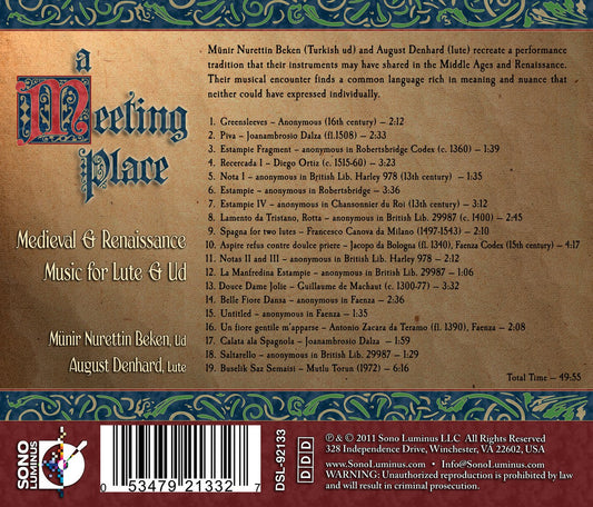A Meeting Place: Medieval & Renaissance Music for Lute & Ud