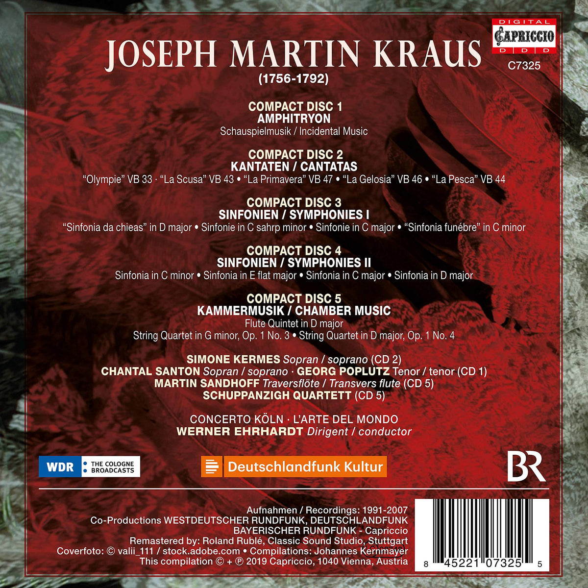 Kraus: Amphitryon - Cantatas - Symphonies - Chamber Music