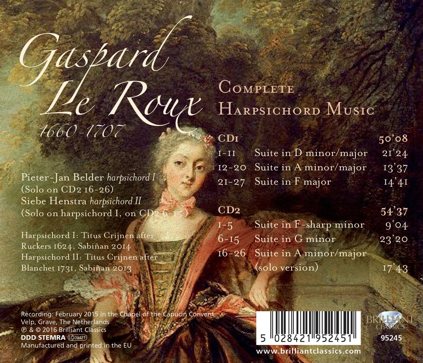 Le Roux: Complete Harpsichord Music