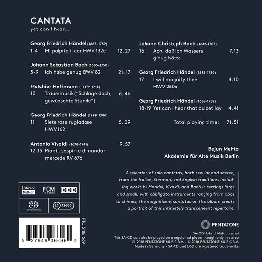 Cantata: Yet Can I Hear...