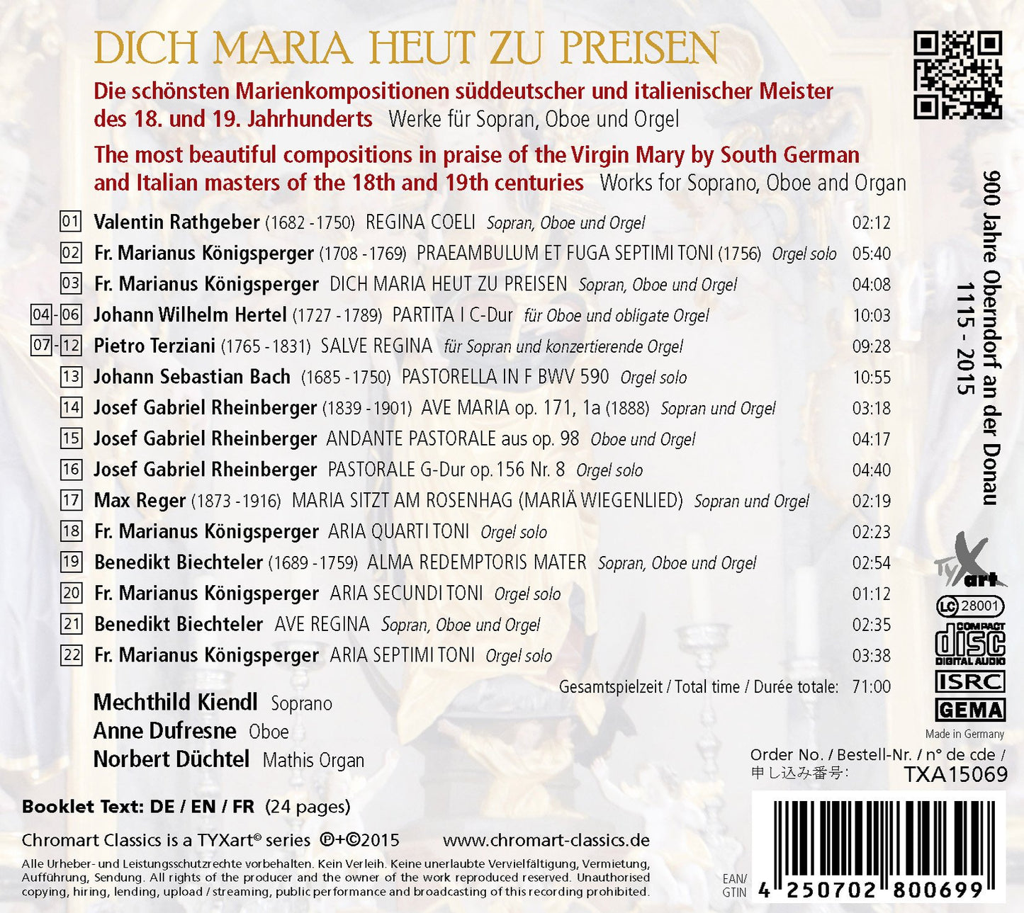 Dich Maria heut zu preisen